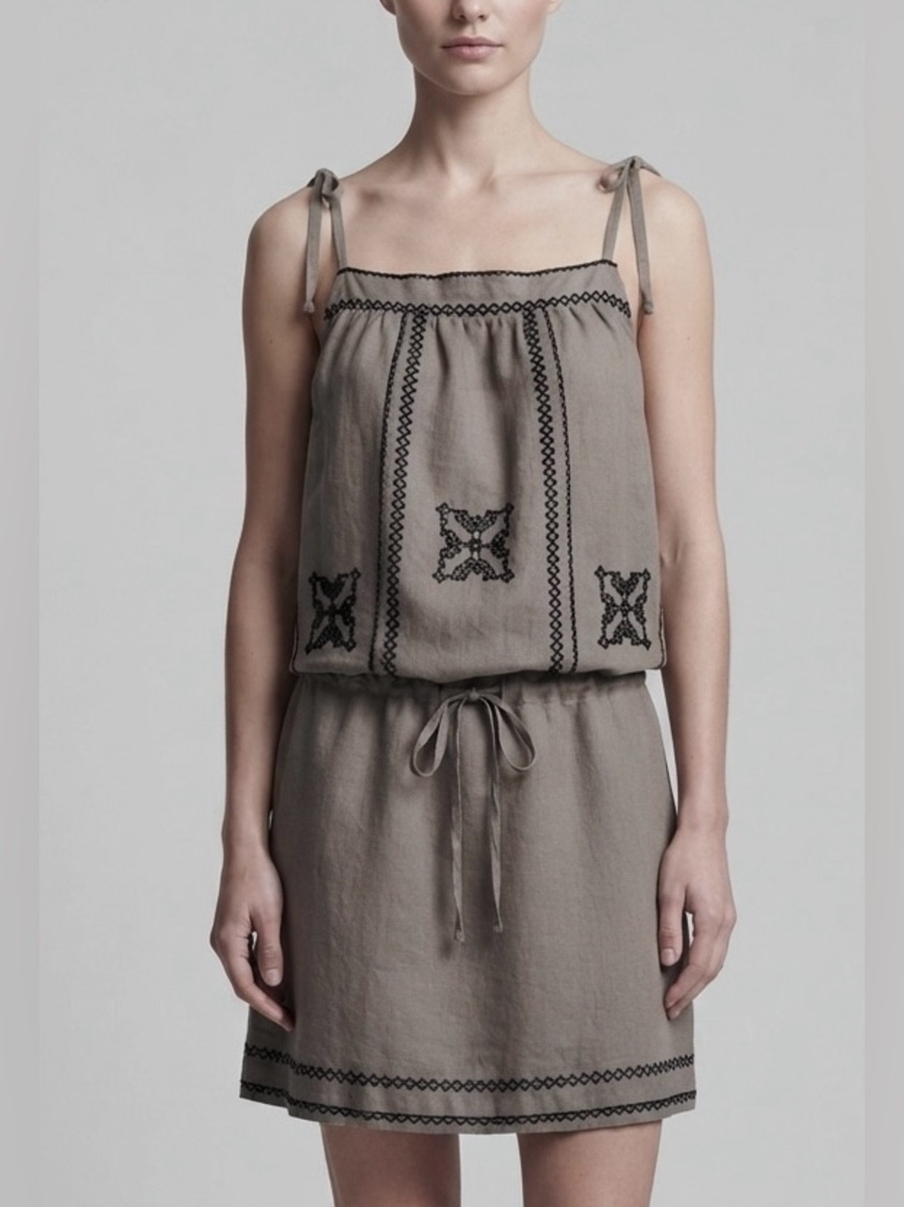 ☀️ Zara Linen/Cotton Blend Tunic Dress Size XS